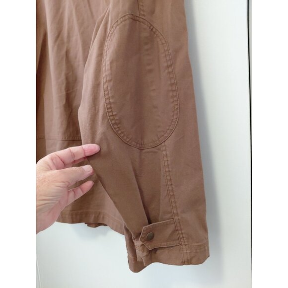 GAP Men's Waxed Canvas Chore Barn Coat Brown Large - Picture 6 of 10